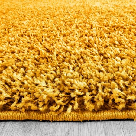 Modern yellow Shaggy Bedroom Rug